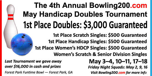 $3000 May Bowling Tournament