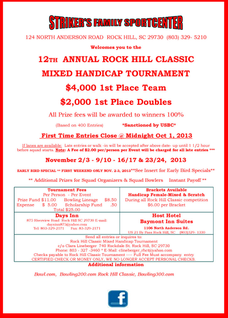 Rock Hill Classic Bowling Tournament